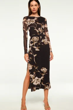 MISA Los Angeles AISHA SKIRT Fadedrosemesh Clearance