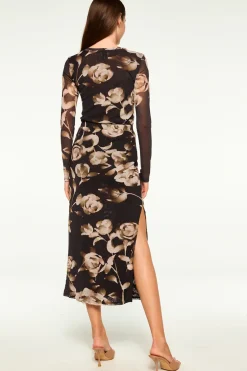 MISA Los Angeles AISHA SKIRT Fadedrosemesh Clearance