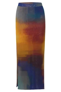 MISA Los Angeles AISHA SKIRT Digitalombre Clearance