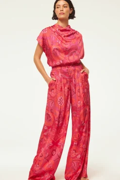 MISA Los Angeles AISHA TOP Floracorsicafuchsia Best