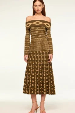 MISA Los Angeles ALANI TOP Olivegeostripe Online