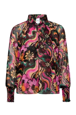 MISA Los Angeles ALEXIS TOP Floragroovechiffon Clearance