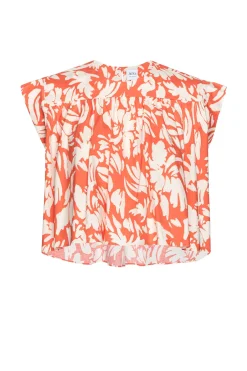 MISA Los Angeles ALINA TOP Patmostangerine Fashion