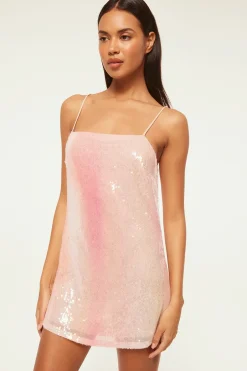 MISA Los Angeles ALINE DRESS Sequinombre Clearance