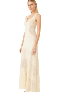MISA Los Angeles ALLISON DRESS Ivory Clearance