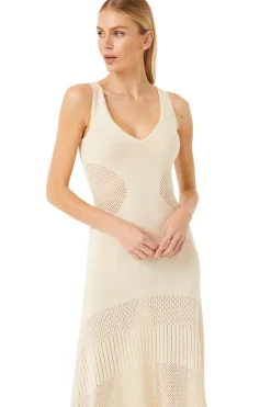 MISA Los Angeles ALLISON DRESS Ivory Clearance