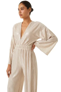 MISA Los Angeles AMINA JUMPSUIT Motherofpearl Sale