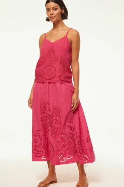 MISA Los Angeles ANALISSE SKIRT Pinkeyelet Best