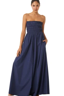 MISA Los Angeles ANDREA JUMPSUIT Midnightbluepoplin Best