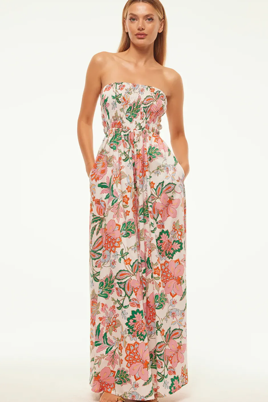 MISA Los Angeles ANDREA JUMPSUIT Casablancafloral Best