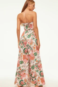 MISA Los Angeles ANDREA JUMPSUIT Casablancafloral Best