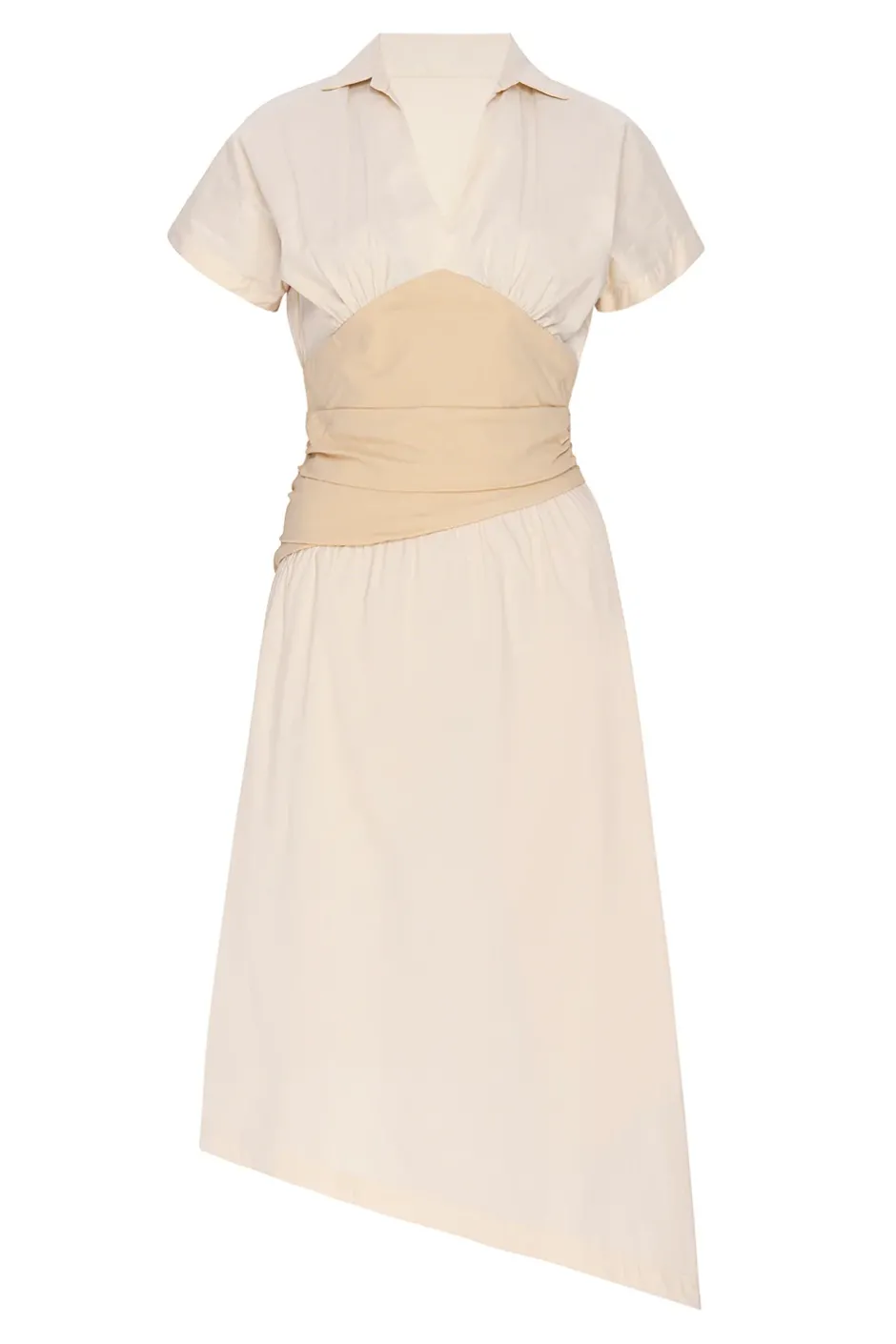 MISA Los Angeles ANTONELLA DRESS Ivorylinenmix Outlet