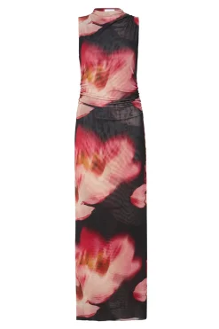 MISA Los Angeles ATHENA DRESS Midnightorchidmesh Fashion