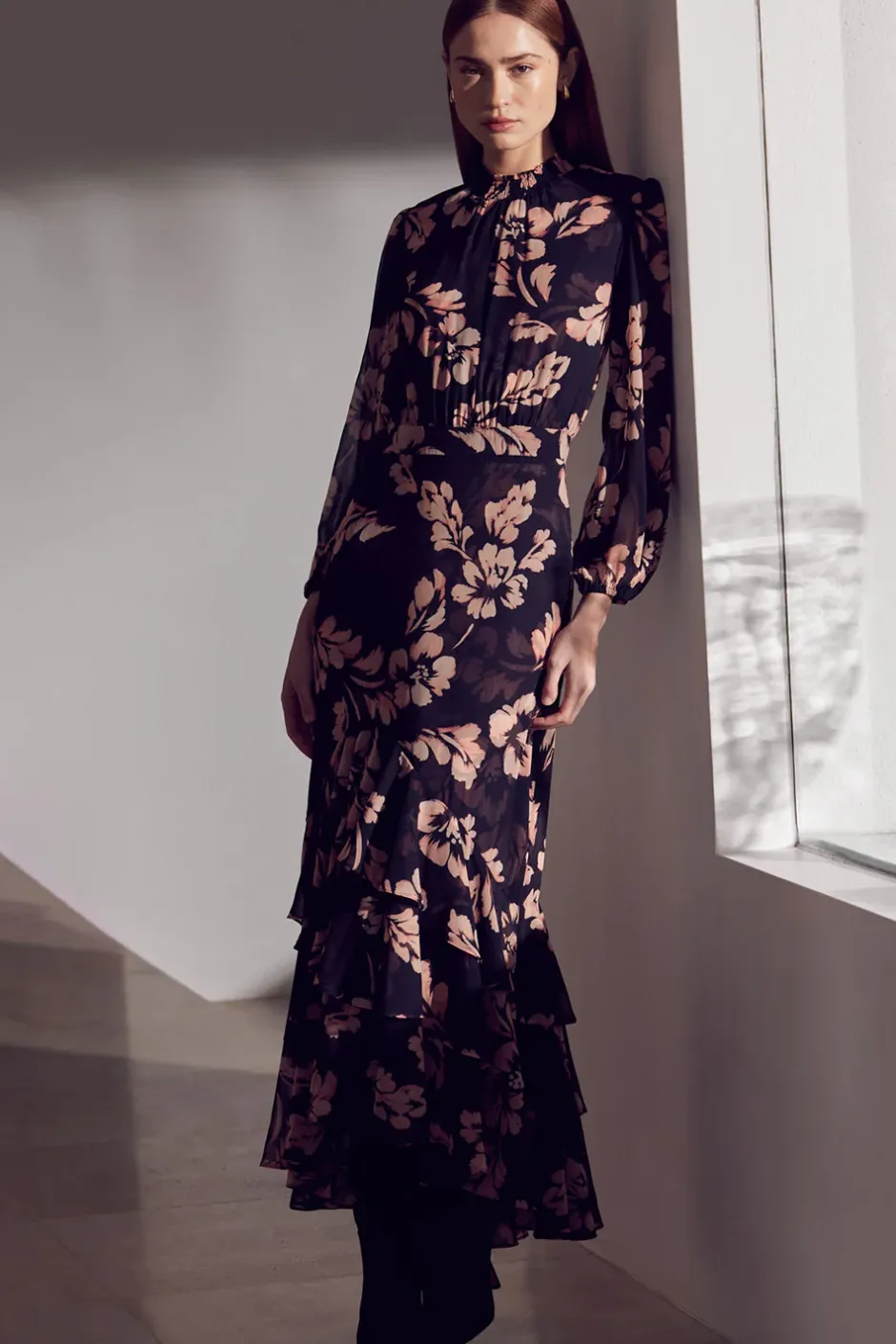 MISA Los Angeles AUDREY DRESS Auricflora Hot