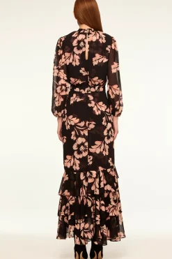 MISA Los Angeles AUDREY DRESS Auricflora Hot