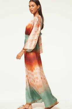 MISA Los Angeles BARDOT DRESS Carnelianombre Best