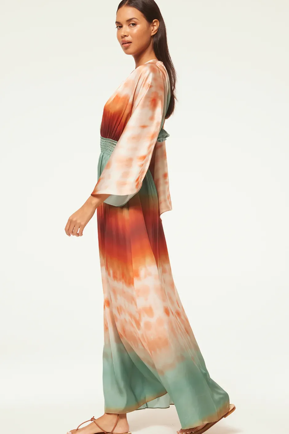 MISA Los Angeles BARDOT DRESS Carnelianombre Best