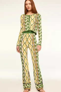 MISA Los Angeles BATISTA CARDIGAN Limoncellogeojacquard Sale
