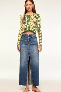 MISA Los Angeles BATISTA CARDIGAN Limoncellogeojacquard Sale