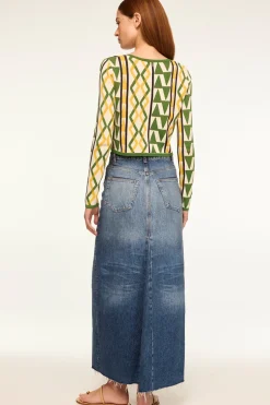 MISA Los Angeles BATISTA CARDIGAN Limoncellogeojacquard Sale