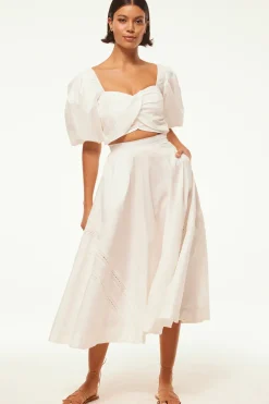 MISA Los Angeles BEATRICE SKIRT White Fashion