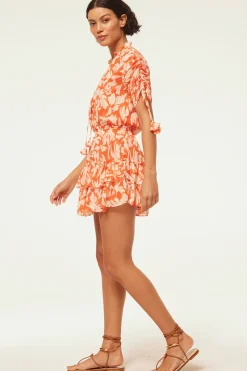 MISA Los Angeles BECCA DRESS Patmostangerine Discount