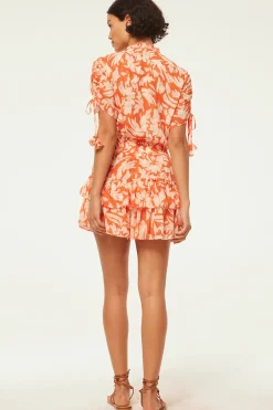 MISA Los Angeles BECCA DRESS Patmostangerine Discount