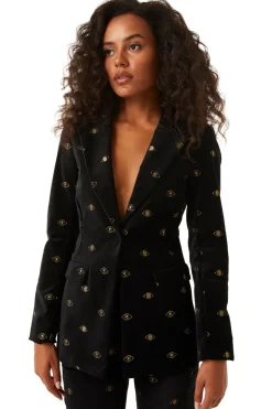 MISA Los Angeles BIANCA JACKET Black New