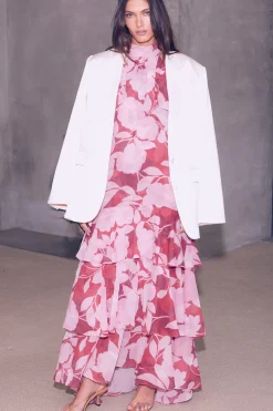 MISA Los Angeles CALISSA DRESS Florarosada Best