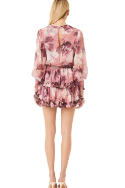 MISA Los Angeles CAMILA DRESS Floratropicalmix Outlet
