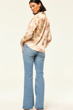 MISA Los Angeles CELINE TOP Goldenstrawsatin Online