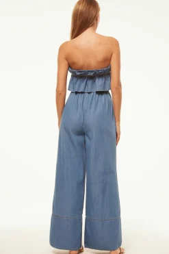 MISA Los Angeles CHARLIE JUMPSUIT Bluechambray Online