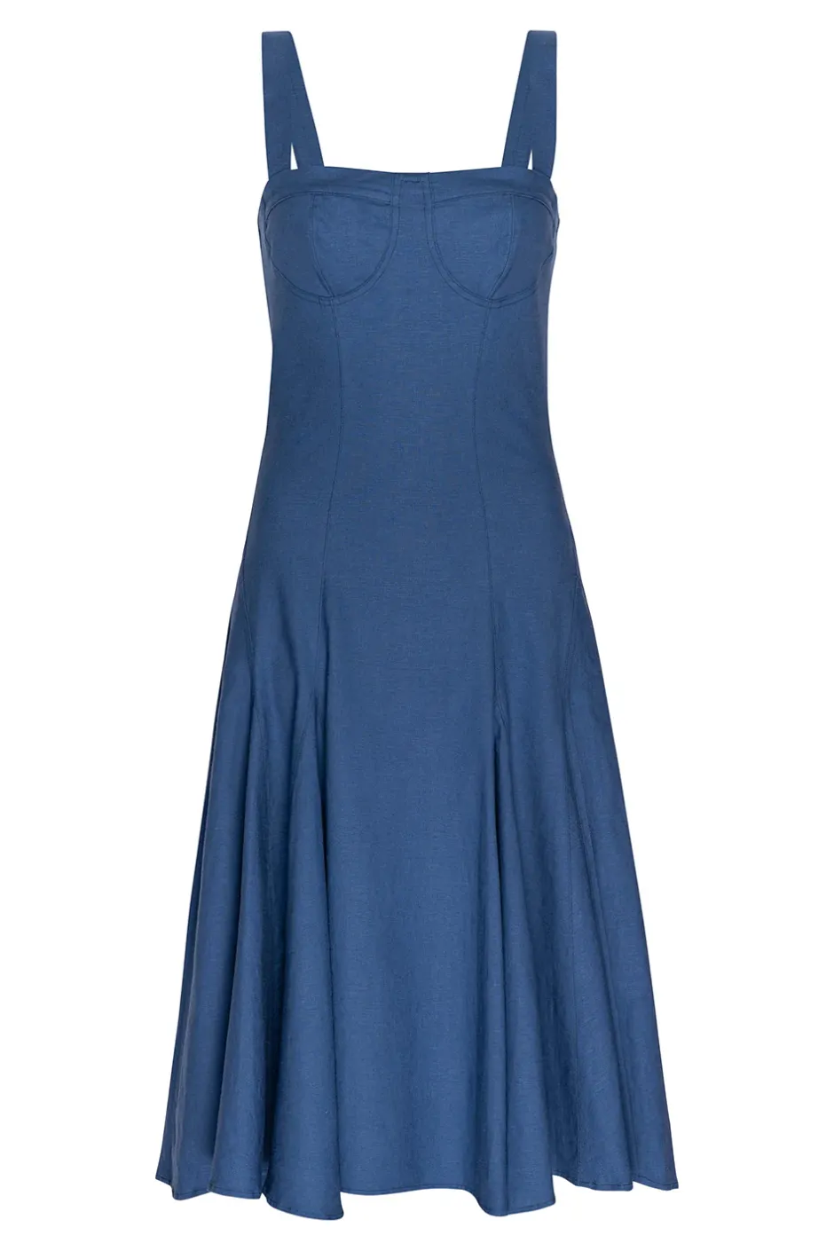 MISA Los Angeles CHERISH DRESS Bluelinen New