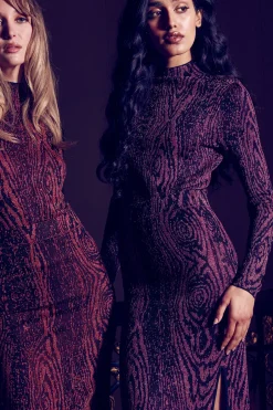 MISA Los Angeles CLARA TOP Plum Clearance