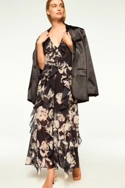 MISA Los Angeles CLAUDITA DRESS Fadedrosechiffon Online