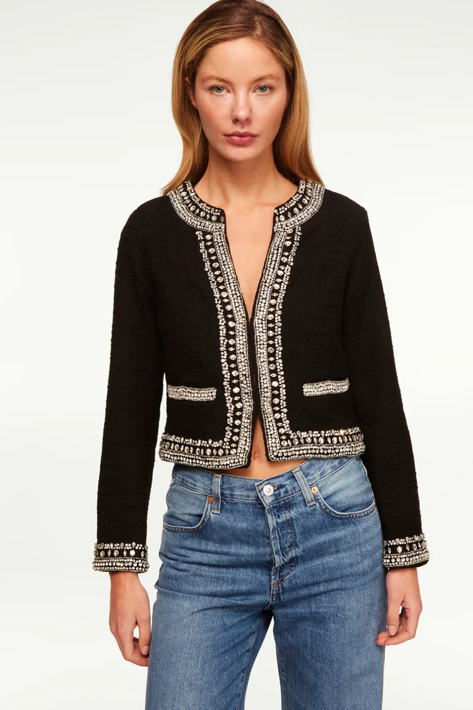 MISA Los Angeles CURTIS JACKET Blacktweed Sale
