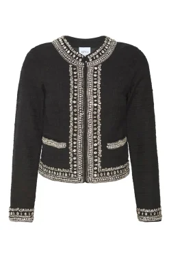 MISA Los Angeles CURTIS JACKET Blacktweed Sale