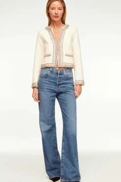 MISA Los Angeles CURTIS JACKET Ivorytweed Fashion