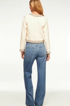 MISA Los Angeles CURTIS JACKET Ivorytweed Fashion