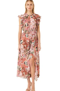 MISA Los Angeles DALITA DRESS Resortbatikchiffon Best