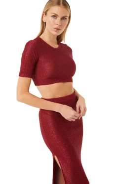 MISA Los Angeles DARYA TOP Lipstickred Online