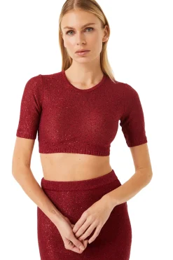 MISA Los Angeles DARYA TOP Lipstickred Online