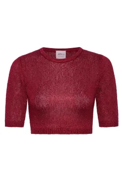 MISA Los Angeles DARYA TOP Lipstickred Online