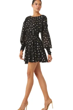 MISA Los Angeles DAVIE DRESS Diamondclipdot New