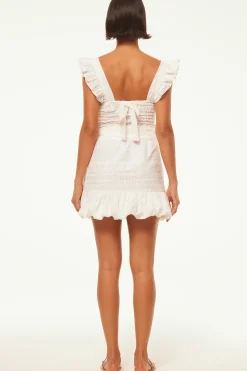 MISA Los Angeles EDEN SKIRT Whiteeyelet Discount