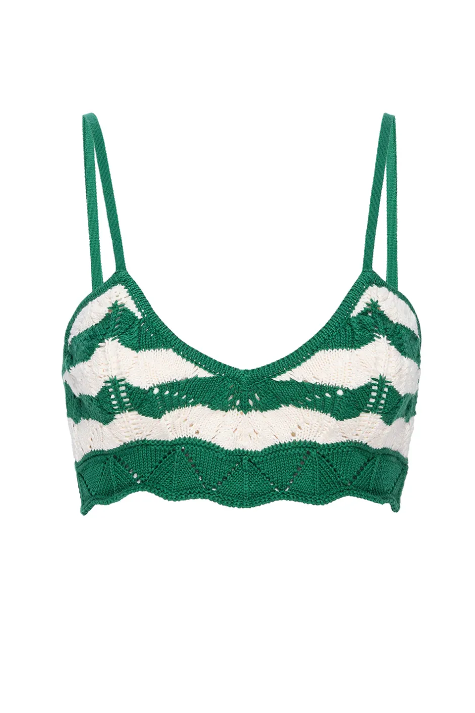 MISA Los Angeles EIDA BRALETTE Emeraldstripe Best