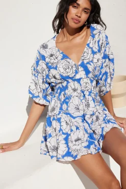 MISA Los Angeles EIGHT DRESS Gardeniacrinkle Clearance