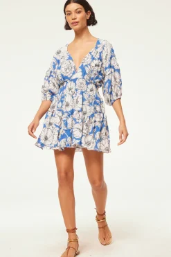 MISA Los Angeles EIGHT DRESS Gardeniacrinkle Clearance