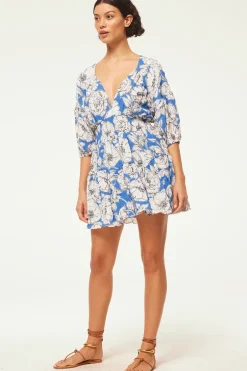 MISA Los Angeles EIGHT DRESS Gardeniacrinkle Clearance