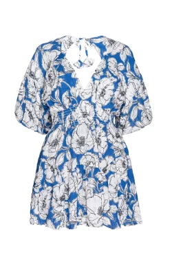 MISA Los Angeles EIGHT DRESS Gardeniacrinkle Clearance